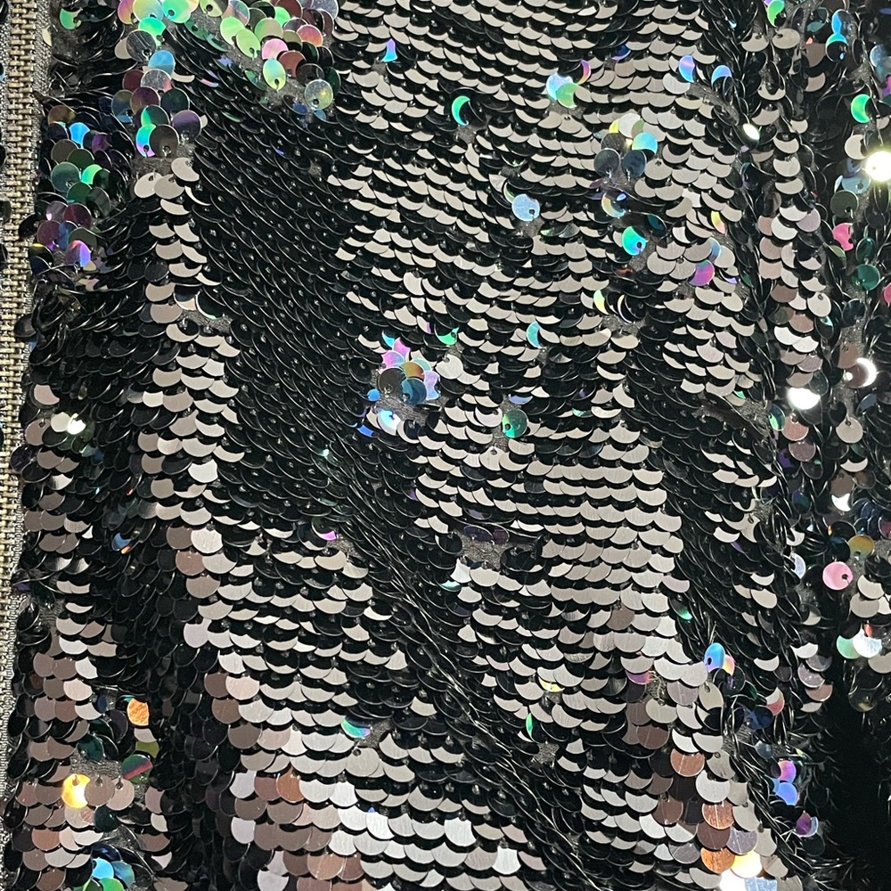 Torrid Black Sequin Bomber Jacket - Picture 5 of 7